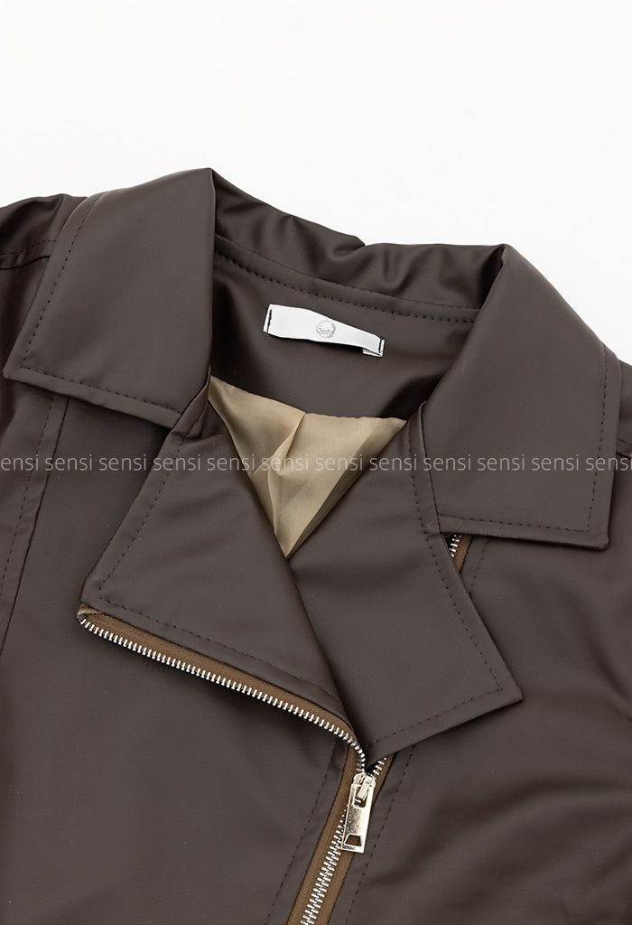 کت چرم یقه انگلیسی لونا کد1005182